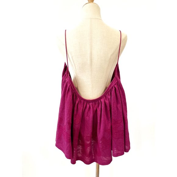 Free People On Clouds Pink Azalea Tank Full Scoop Neck NEW - Picture 9 of 10